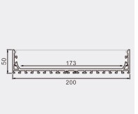 Nhôm định hình đèn LED PF-U-20050