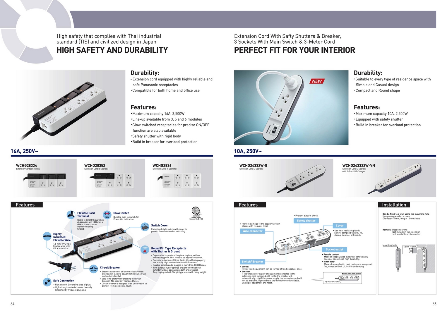 Catalogue tổng hợp thiết bị điện Panasonic