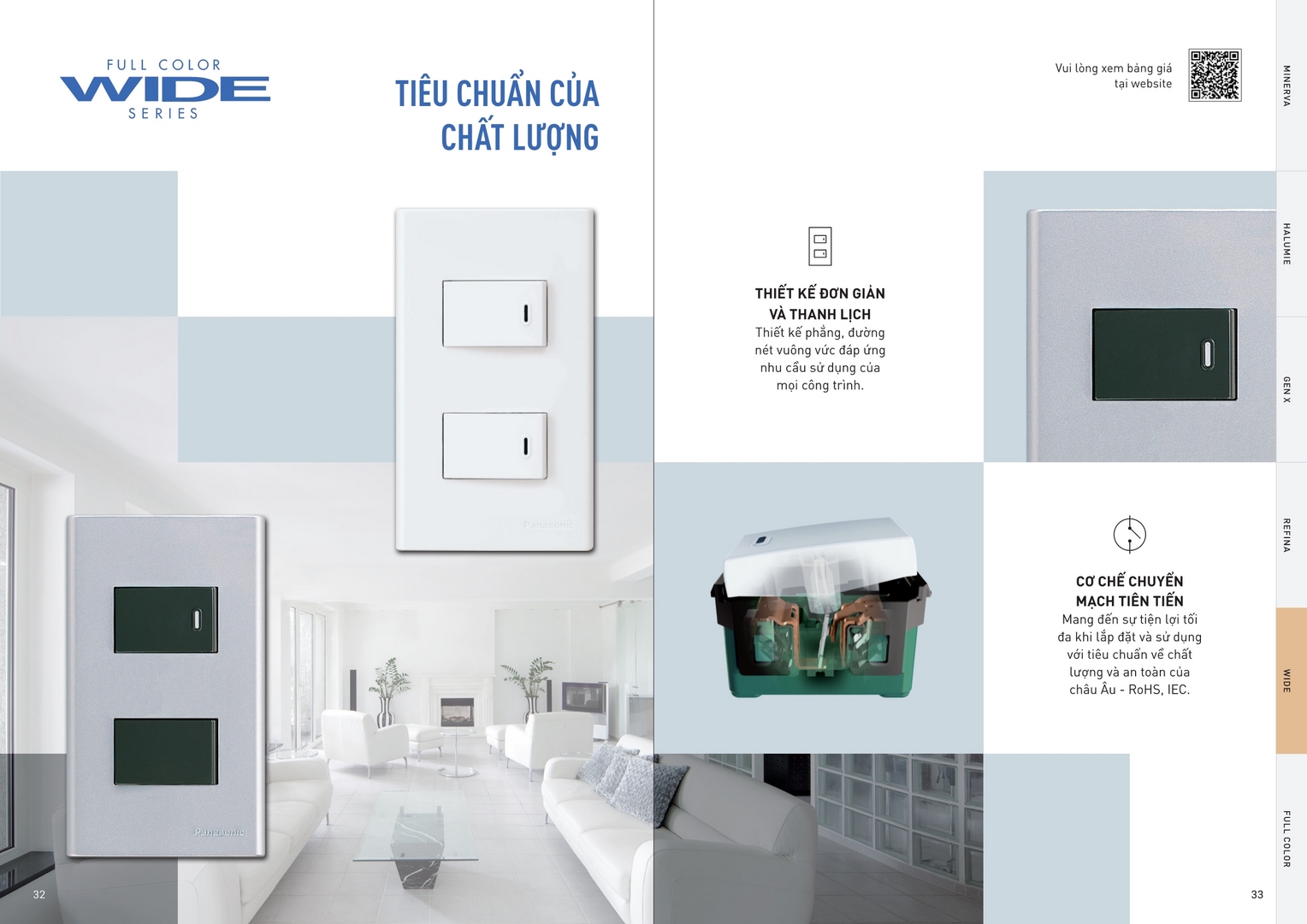 Catalogue tổng hợp công tắc ổ cắm Panasonic
