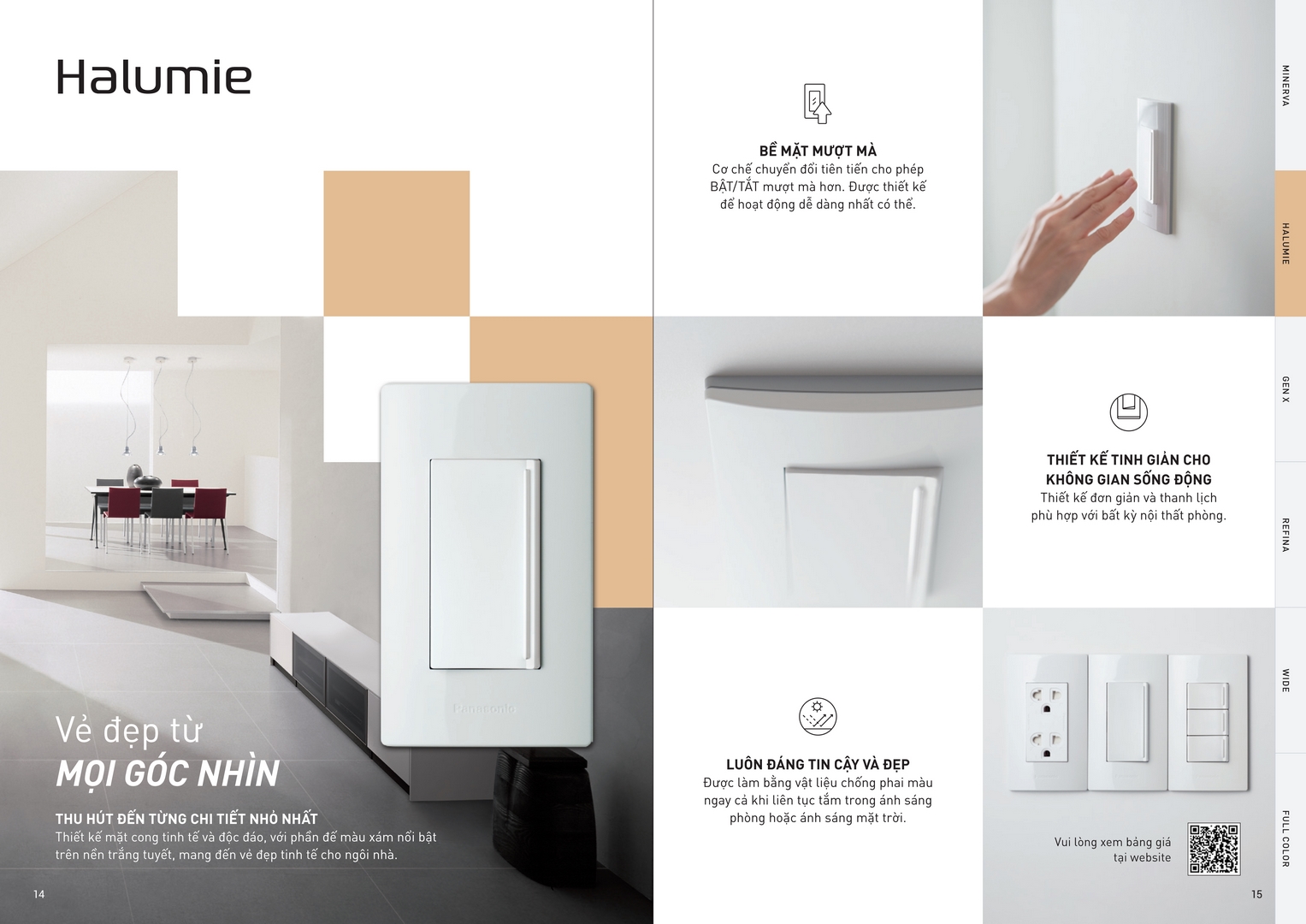 Catalogue tổng hợp công tắc ổ cắm Panasonic