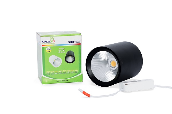 den-ong-bo-chieu-roi-15w-vo-den-mau-3000k-kingled-obr-15-v-d