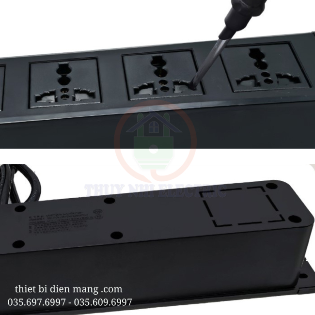 Ổ cắm điện âm bàn lắp đặt đa dạng TNE2-AB-03-5