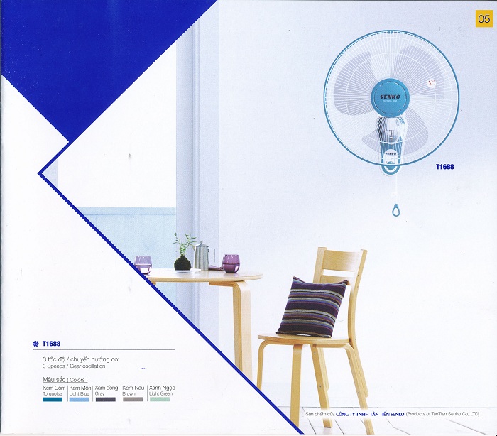 Catalogue quạt Senko