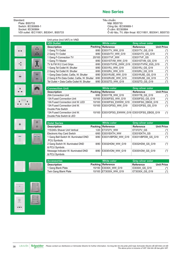 Catalogue Schneider Master (Tất cả sản phẩm chính hãng Schneider electric)