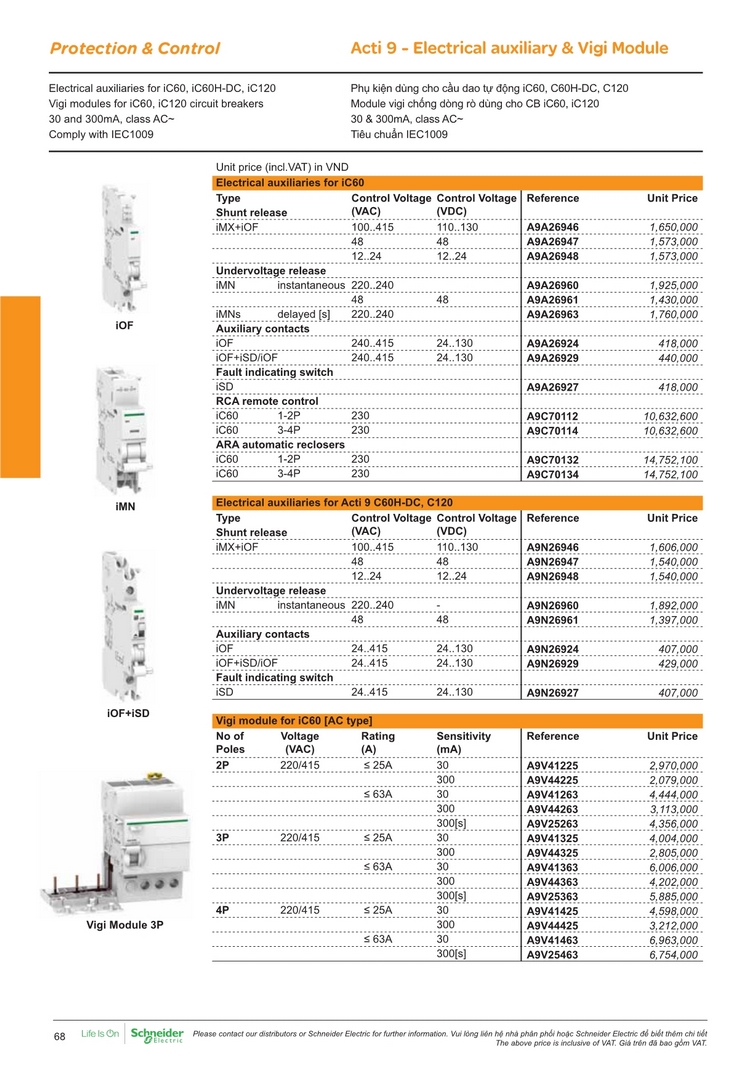 Catalogue Schneider Master (Tất cả sản phẩm chính hãng Schneider electric)