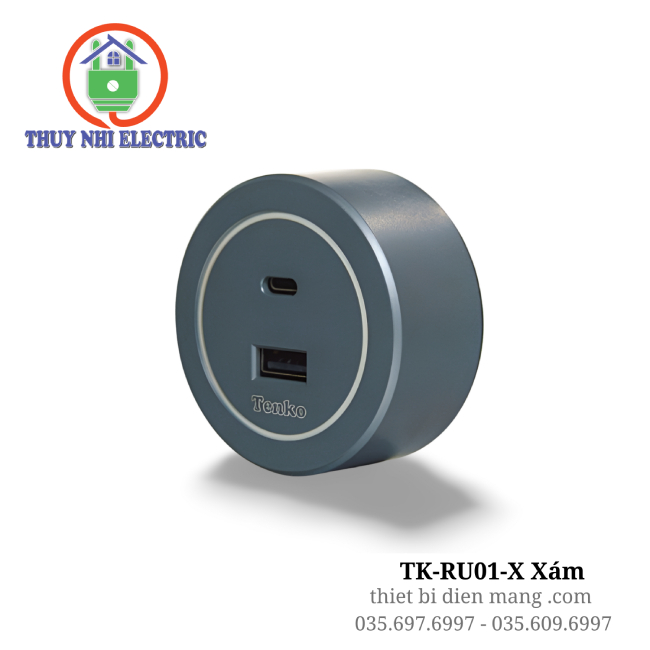 Ổ cắm tích hợp cổng USB và Type-C