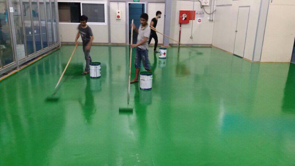 Sàn sơn epoxy bị phồng rộp - Tìm hiểu nguyên nhân và cách hạn chế