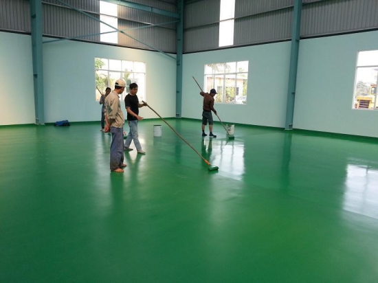 Quá trình thi công sơn Epoxy 2 thành phần