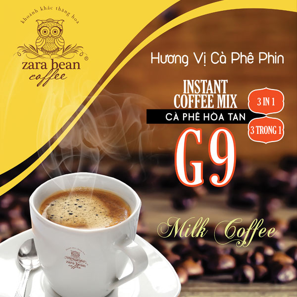 4 hộp x 25 gói Zara Bean Coffee