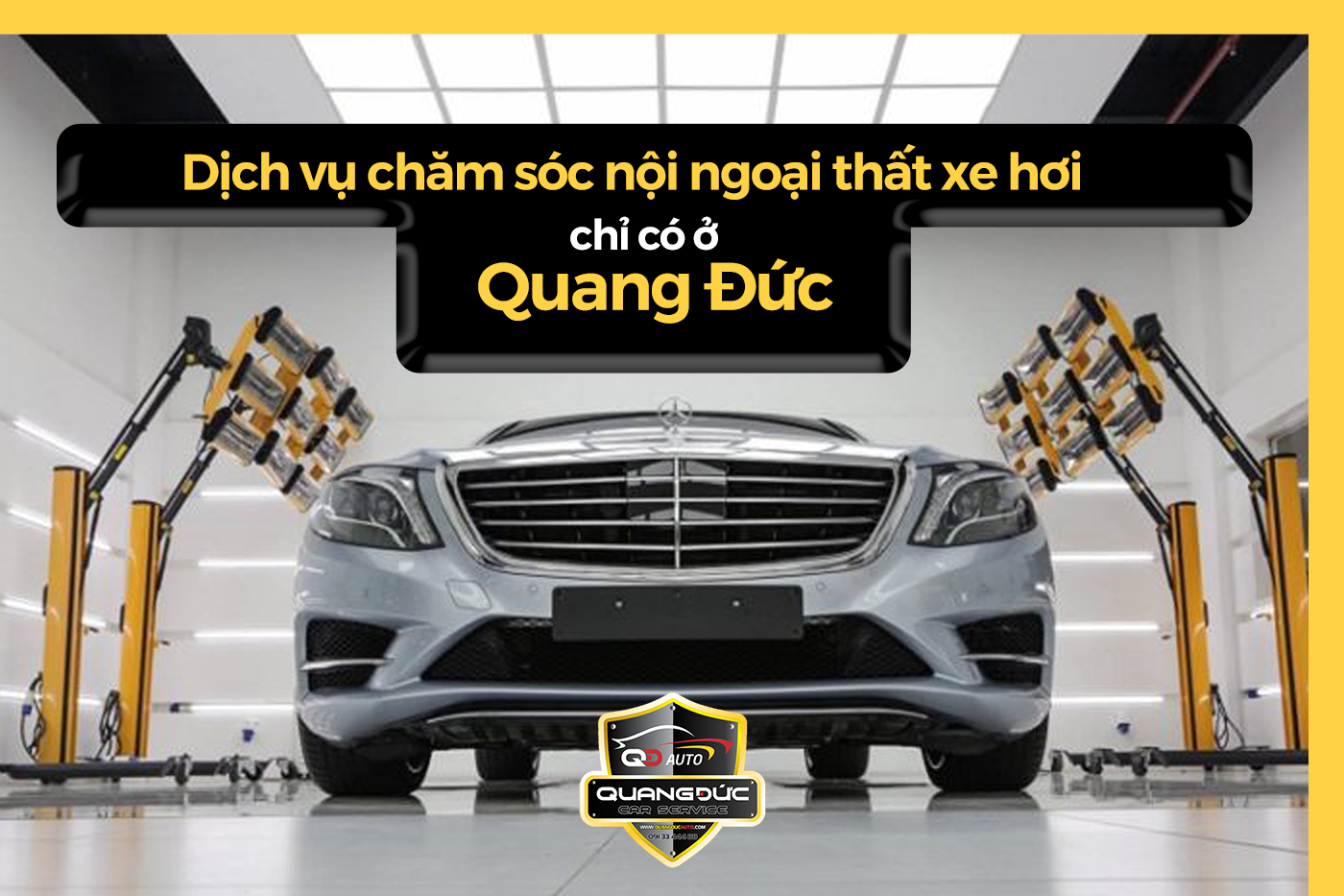 Dịch vụ chăm sóc nội ngoại thất xe hơi chỉ có ở Quang Đức