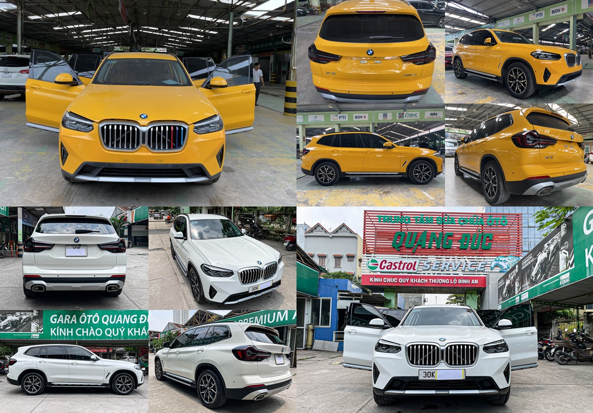 Đổi Màu Sơn Ô Tô BMW X3 SDrive 20i - Thể Thao - Trẻ Trung - Phong Cách