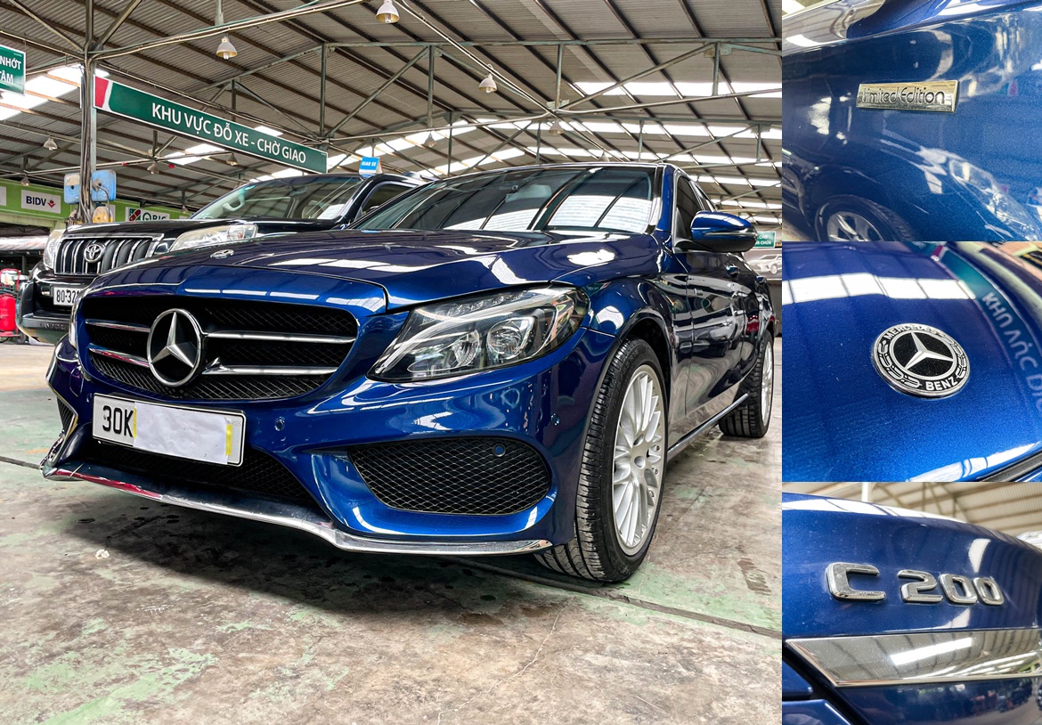ĐÁNH BÓNG XE MERCEDES C200 AMG CHUYÊN SÂU