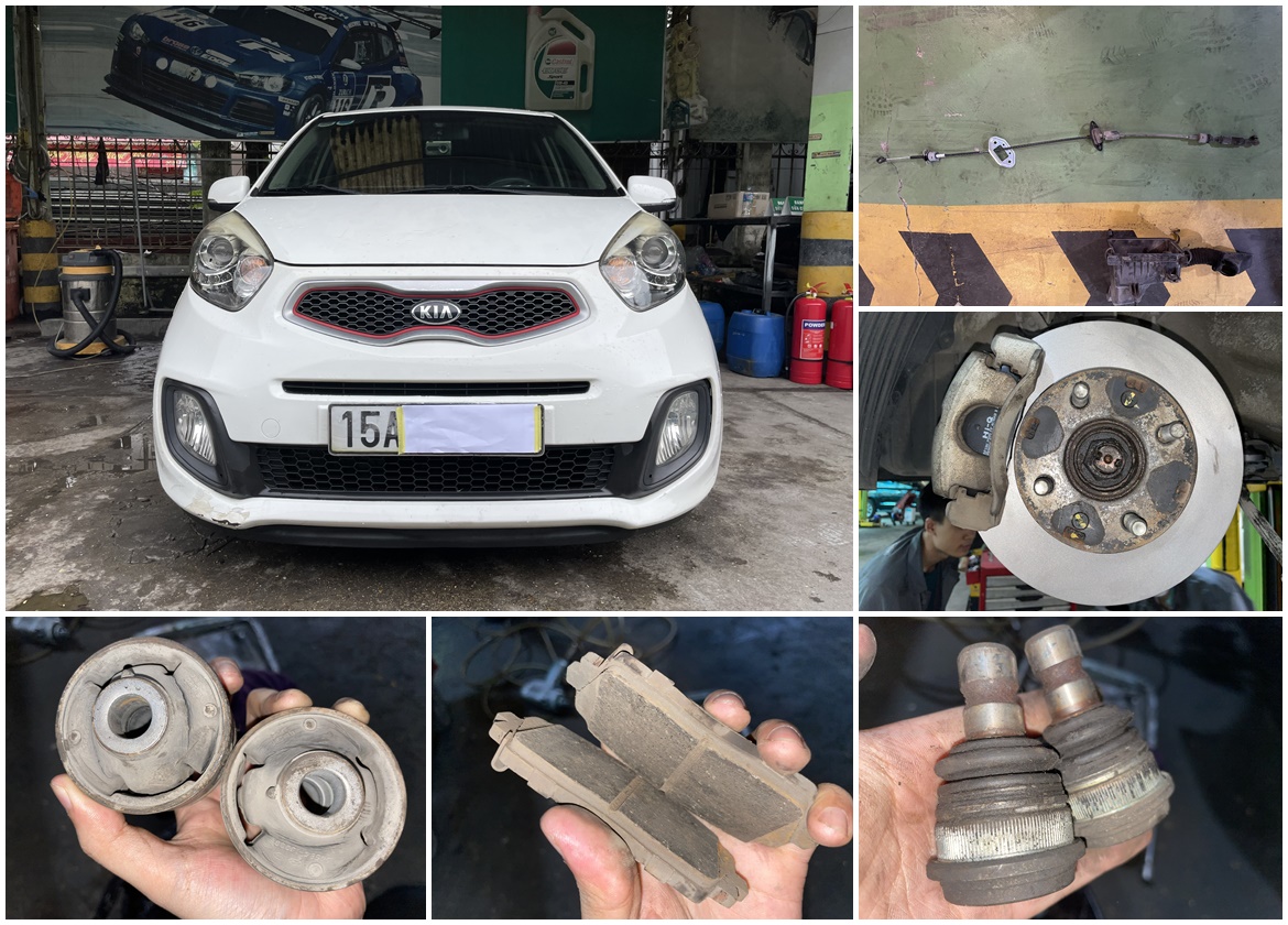 KIA MORING KHÔNG SANG SỐ ĐƯỢC VÀ GẦM CÓ TIẾNG KÊU LẠ