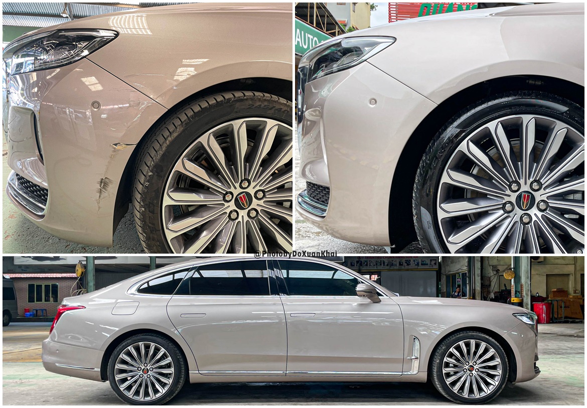 SƠN CẢN TRƯỚC HONGQI H9 RẺ - ĐẸP - CHUẨN MÀU - LẤY NGAY