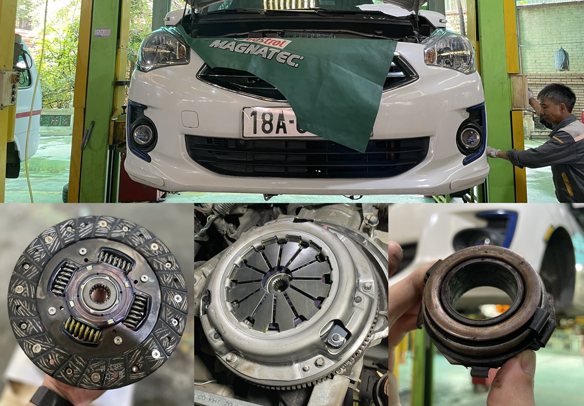 NẶNG CÔN, TIẾNG KÊU KHOANG MÁY MITSUBISHI ATTRAGE VÀ PHƯƠNG ÁN SỬA CHỮA