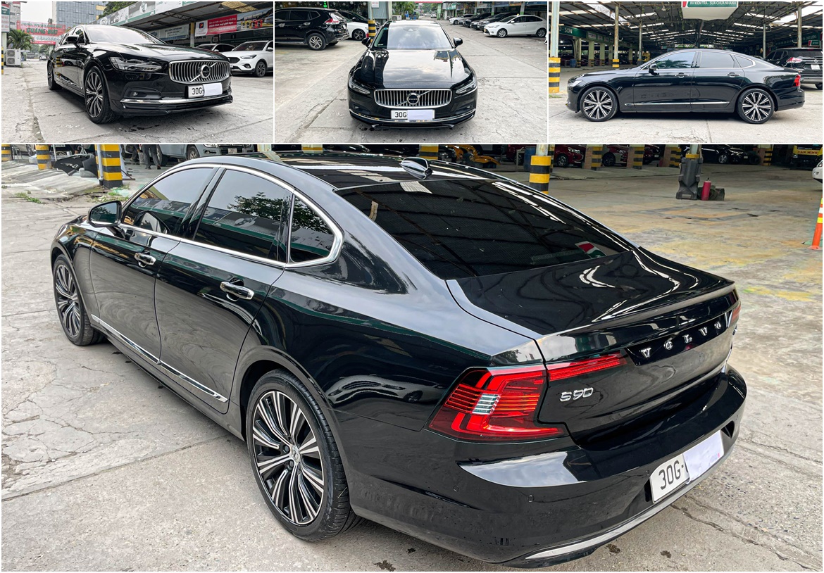 SỬA VẾT MÓP BDS XE VOLVO S90 T6 BỊ TAI NẠN VỠ ĐÈN HẬU