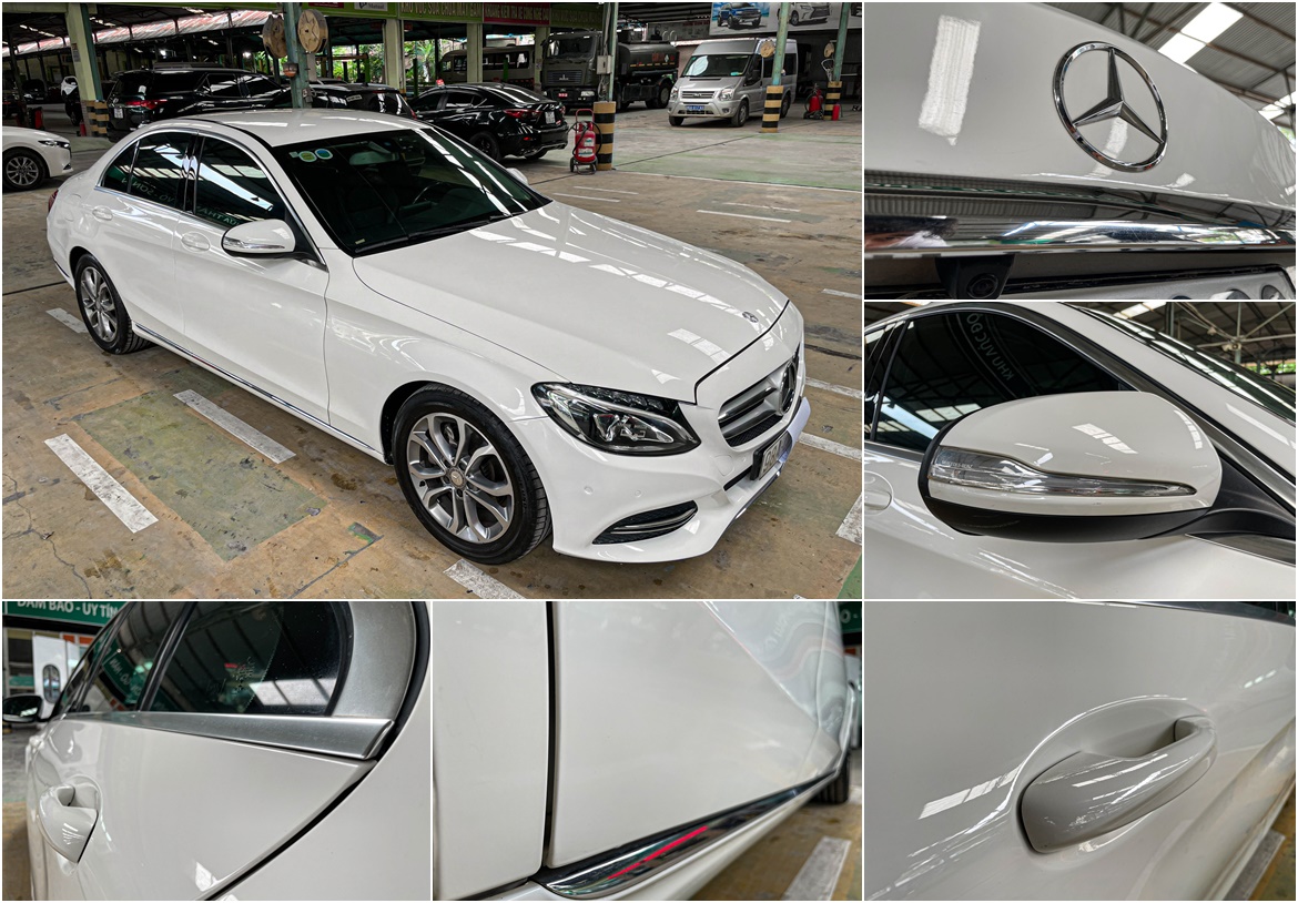 SƠN DẶM, ĐÁNH BÓNG XE MERCEDES C300 CHUYÊN SÂU