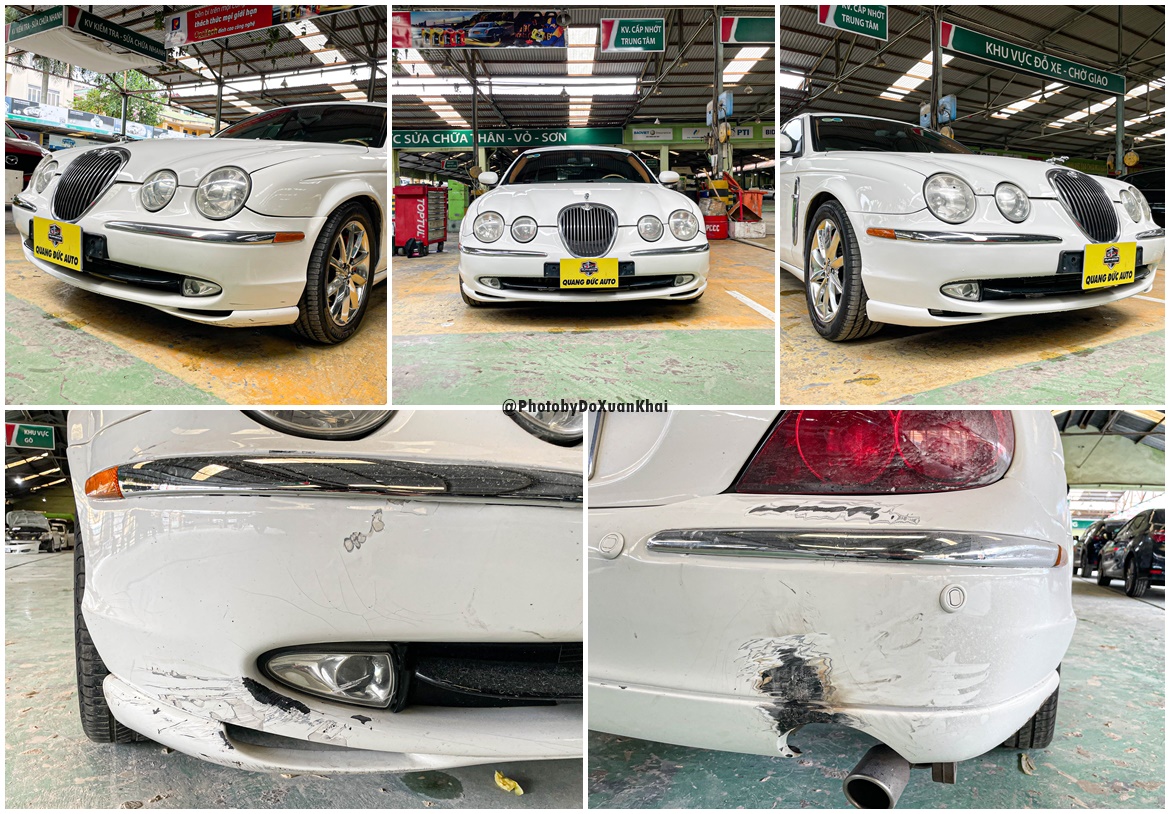 SƠN CẢN TRƯỚC & SAU JAGUAR S-TYPE ĐỜI 2003
