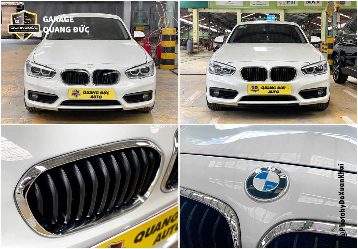 BMW118i SỬA CHỮA HƯ HỎNG TẠI QUANG ĐỨC AUTO - CHUYÊN PHỤC HỒI XE TAI NẠN