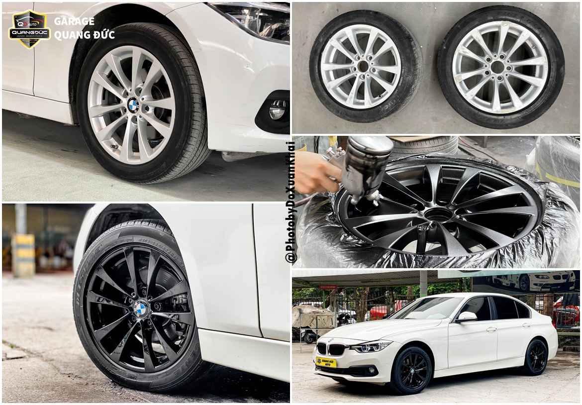 SƠN LAZANG Ô TÔ ĐEN BÓNG BMW320i - THỂ THAO - PHONG CÁCH