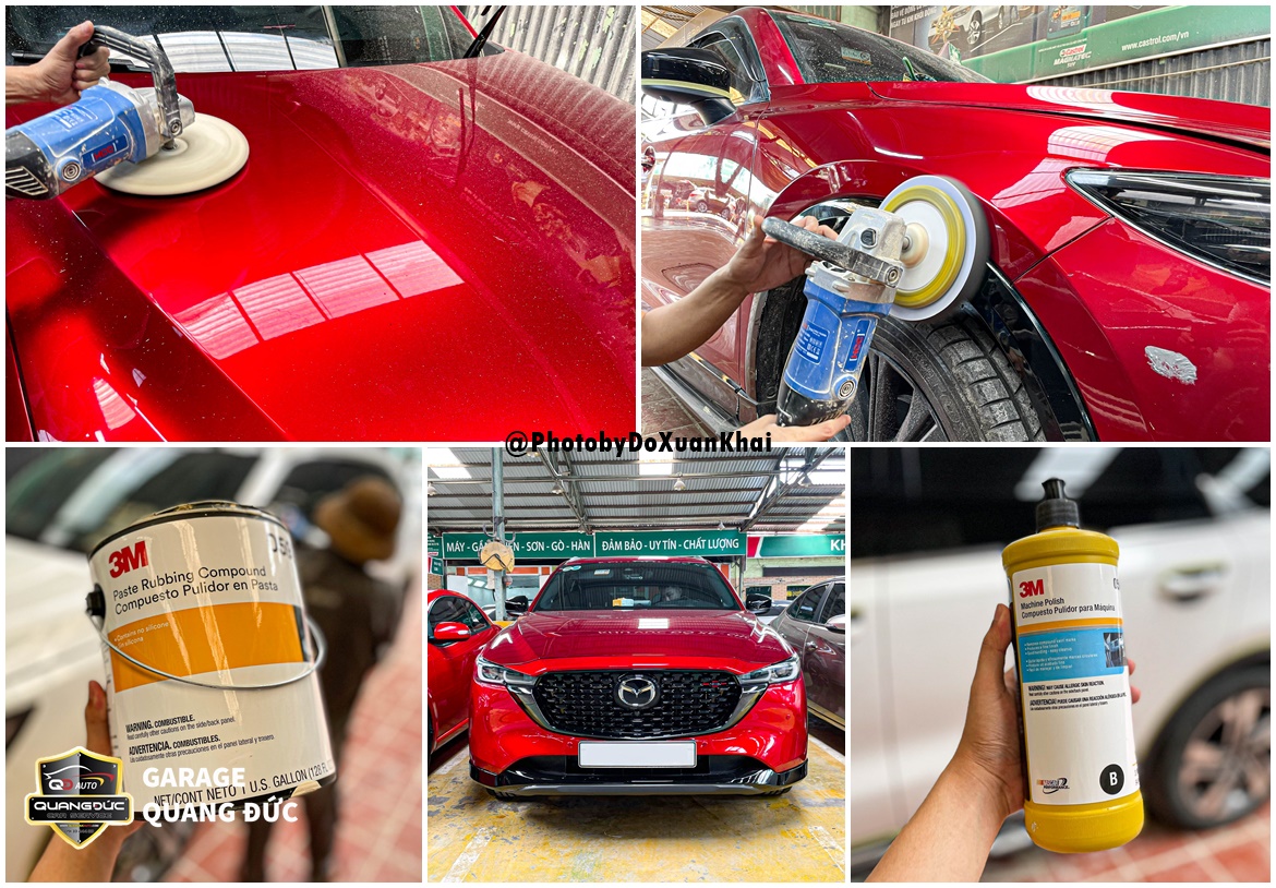 ĐÁNH BÓNG CẢ XE MAZDA CX5 GIÁ BAO NHIÊU? THỜI GIAN BAO LÂU?