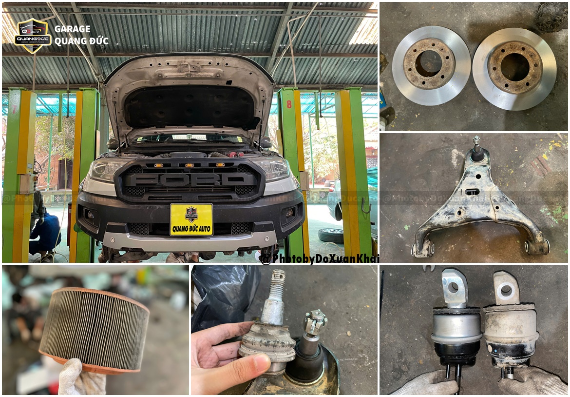 SỬA CHỮA GẦM FORD RANGER CÓ TIẾNG KÊU LẠ DƯỚI GẦM, NHỮNG BỘ PHẬN NÀO CẦN THAY THẾ?