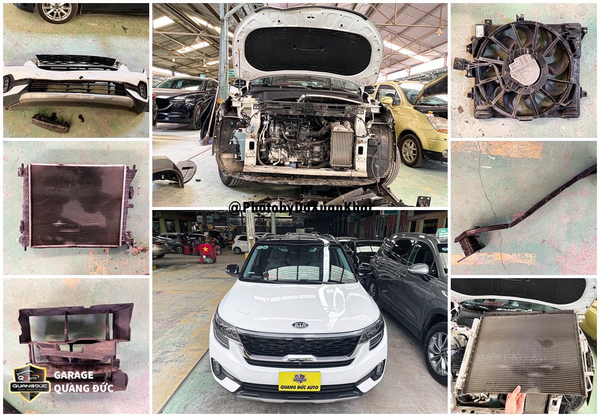 PHỤC HỒI NHANH XE KIA SELTOS TAI NẠN ĐẦU HƯ HỎNG NẶNG