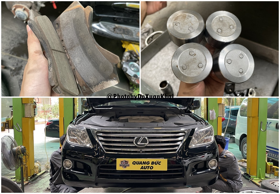BẢO DƯỠNG HỆ THỐNG PHANH LEXUS LX570 BAO GỒM NHỮNG GÌ? CHÍ PHÍ?