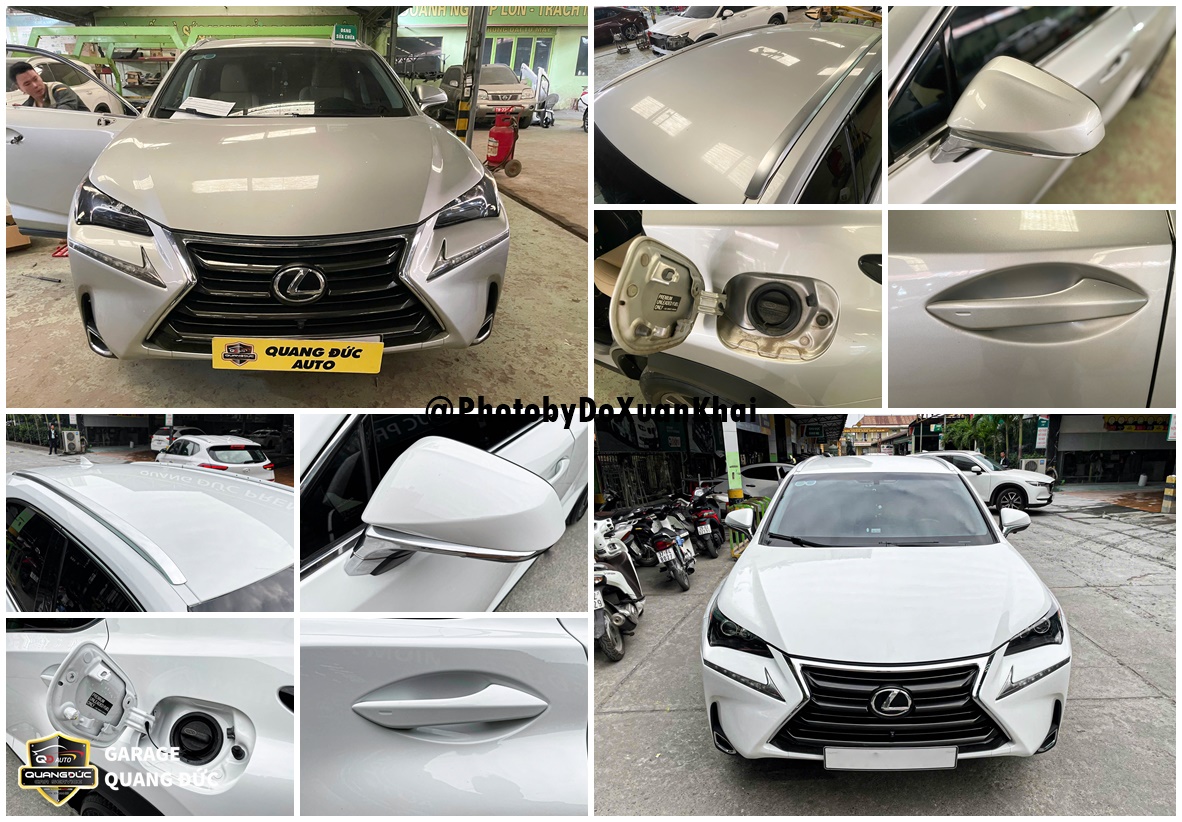 ĐỔI MÀU SƠN Ô TÔ LEXUS NX200t 2015 - NGOẠI THẤT ĐẸP NHƯ MỚI