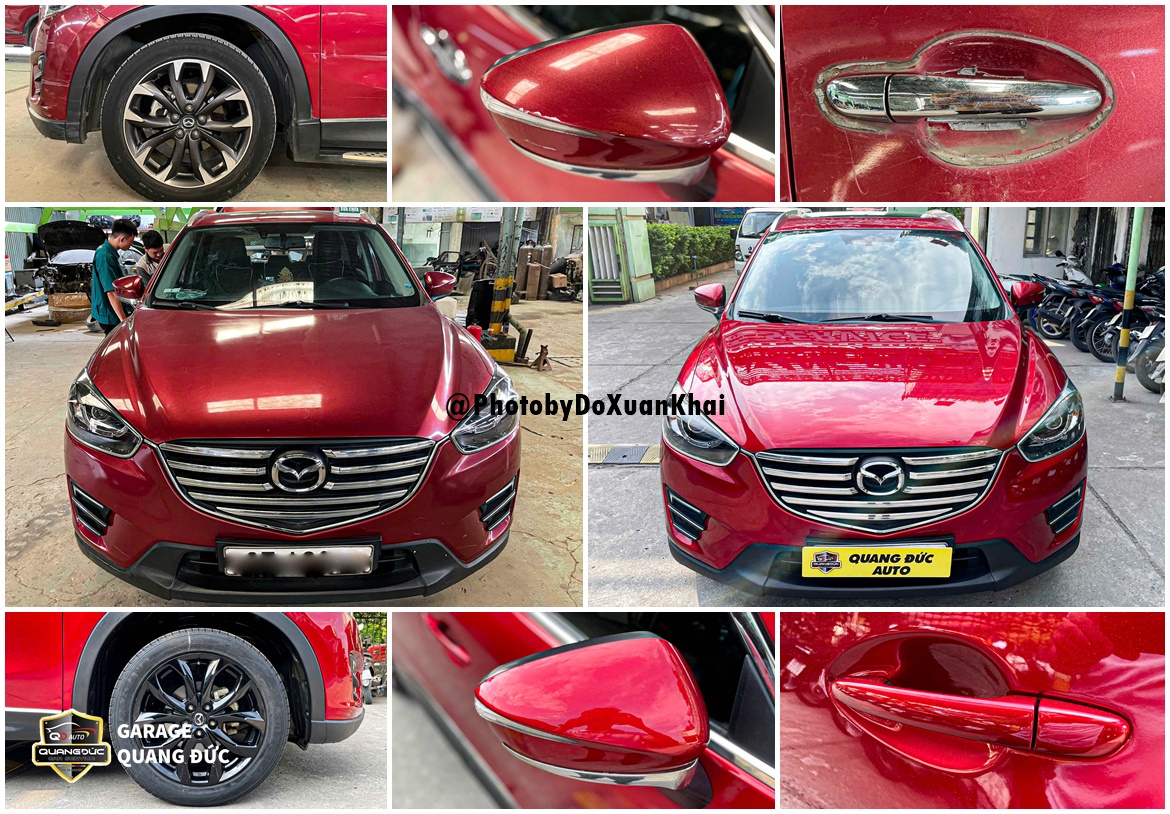 ĐỔI MÀU SƠN Ô TÔ MAZDA CX5 2017 - NGOẠI THẤT HIỆN ĐẠI TƯƠI MỚI