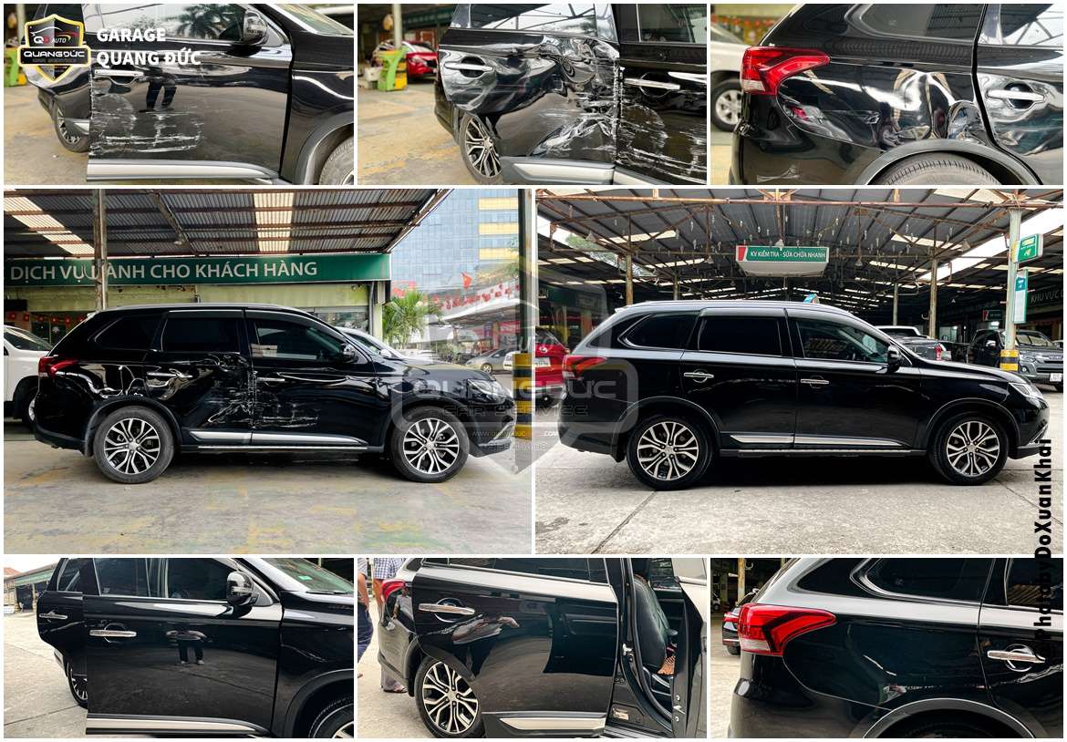 PHỤC HỒI CÁNH CỬA - GIẢI PHÁP LÀM ĐẸP TIẾT KIỆM CHO MITSUBISHI OUTLANDER