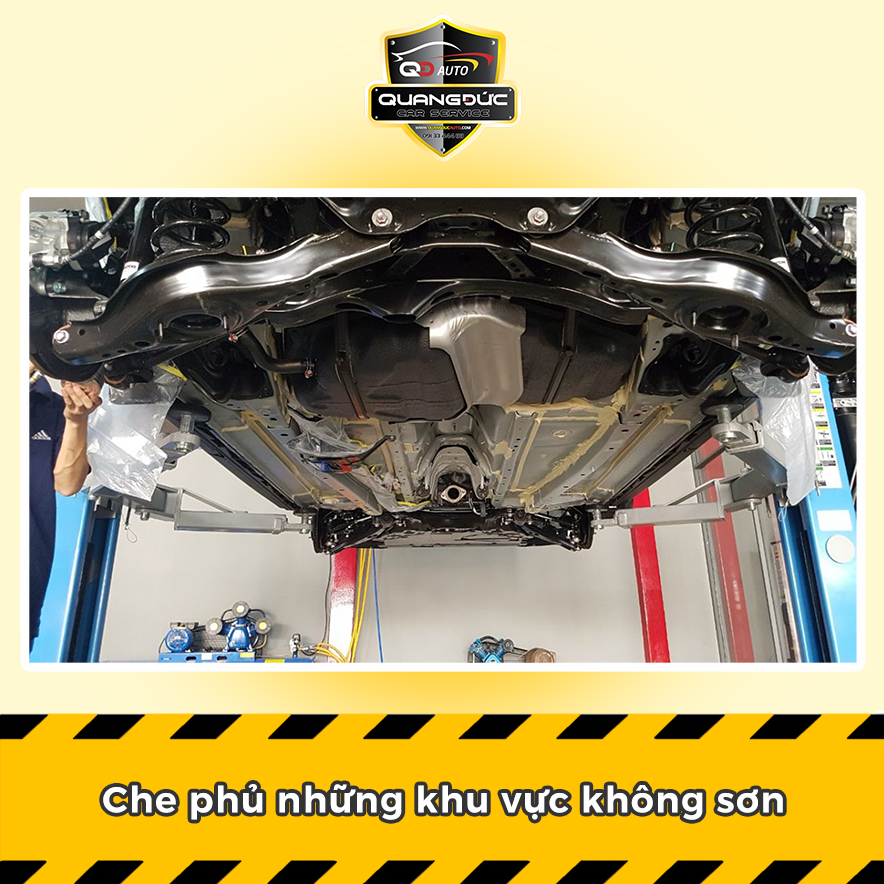 Phủ gầm xe chuyên nghiệp tại Phụ Kiện AUTO CLOVER