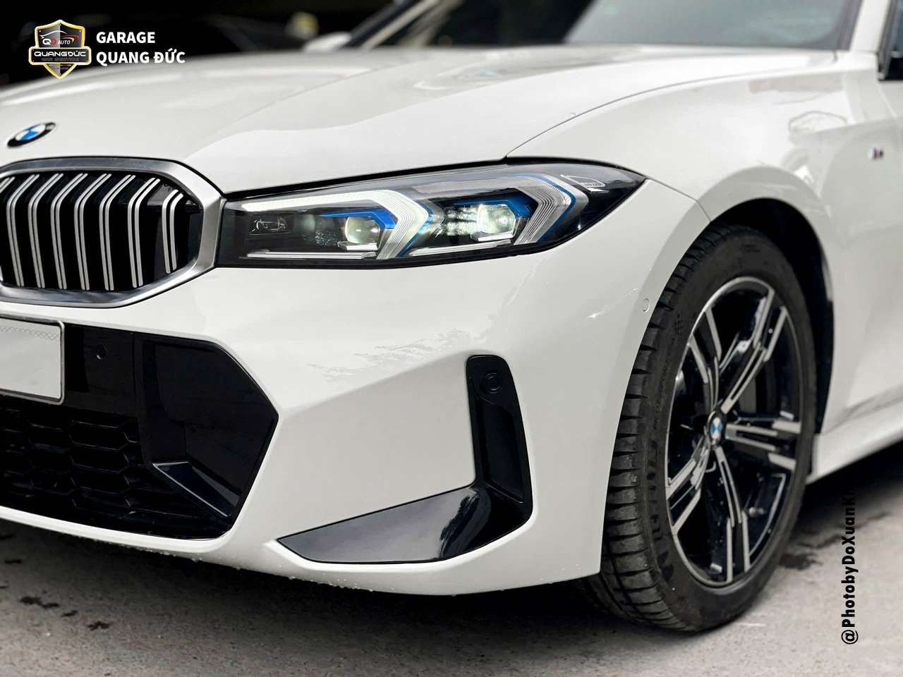 THAY ĐÈN - SƠN CẢN TRƯỚC BMW330i PHỤC HỒI VẺ ĐẸP SANG TRỌNG HIỆN ĐẠI