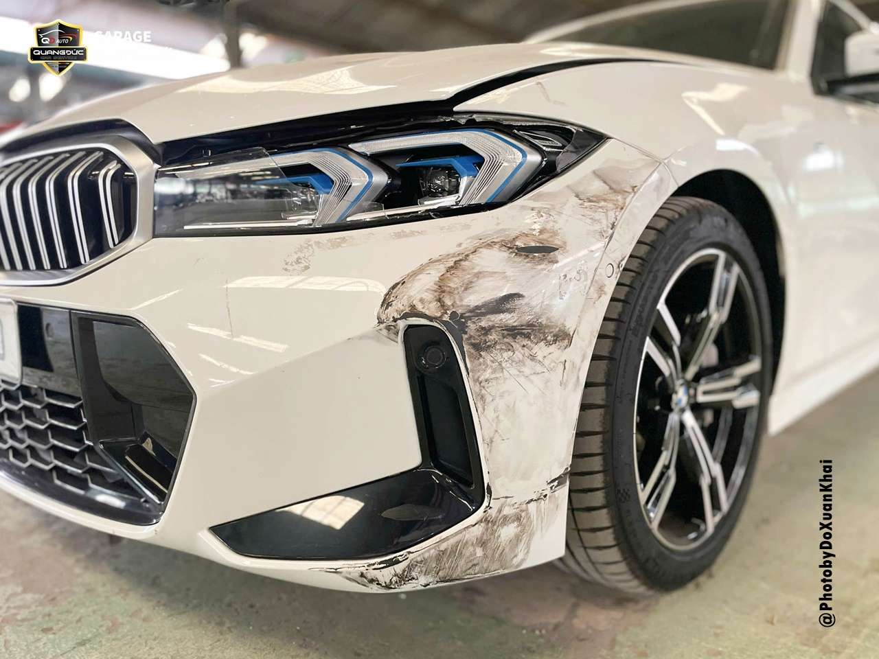 THAY ĐÈN - SƠN CẢN TRƯỚC BMW330i PHỤC HỒI VẺ ĐẸP SANG TRỌNG HIỆN ĐẠI