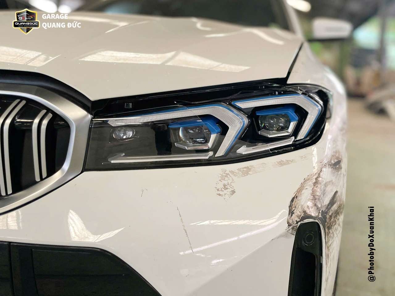 THAY ĐÈN - SƠN CẢN TRƯỚC BMW330i PHỤC HỒI VẺ ĐẸP SANG TRỌNG HIỆN ĐẠI