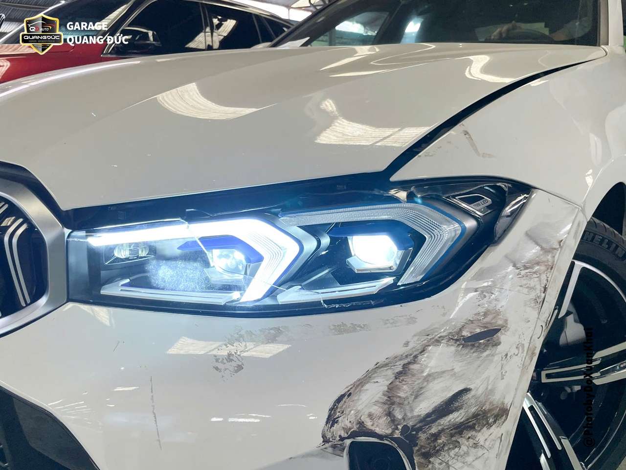 THAY ĐÈN - SƠN CẢN TRƯỚC BMW330i PHỤC HỒI VẺ ĐẸP SANG TRỌNG HIỆN ĐẠI