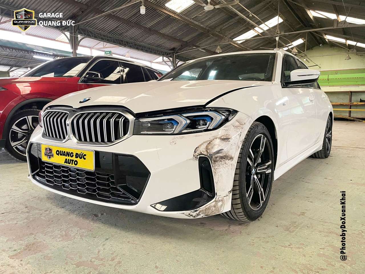 THAY ĐÈN - SƠN CẢN TRƯỚC BMW330i PHỤC HỒI VẺ ĐẸP SANG TRỌNG HIỆN ĐẠI