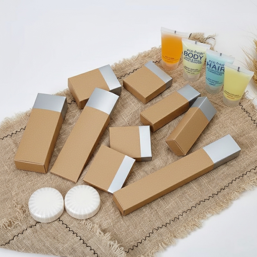 Bao bì túi đồ dùng khách sạn - Trọn gói in ấn, đóng gói