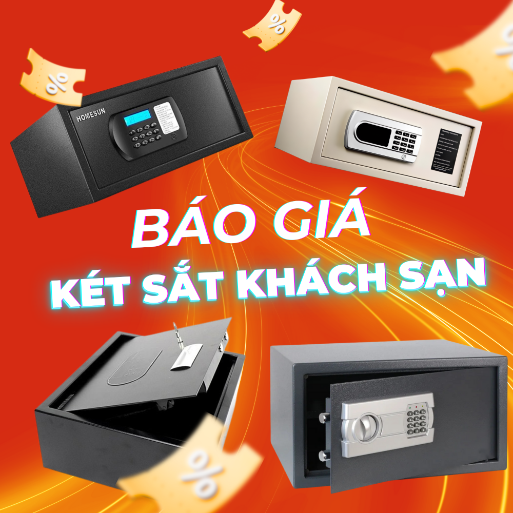 Báo Giá Két Sắt Khách Sạn - Sao Thái Bình Shipcod Toàn Quốc
