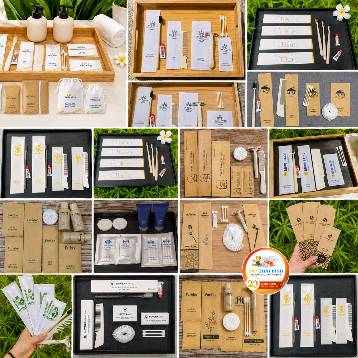 Đồ dùng amenities khách sạn - Đồ dùng tiêu hao khách sạn
