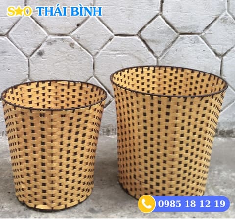 5+ Sọt Nhựa Giả Mây Đẹp Nhất - Sọt Rác Văn Phòng