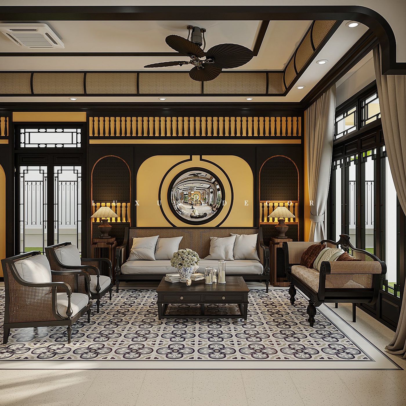 Phong cách Indochine - Xu hướng thiết kế khách sạn 2025 - 2026