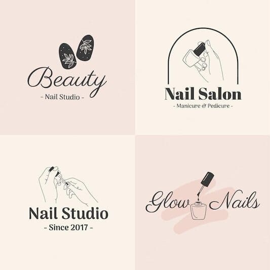 Các mẫu logo nail đẹp, bí quyết chọn màu sắc, font chữ chuẩn