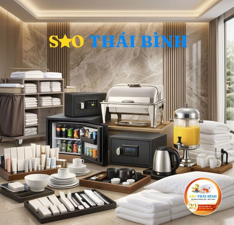 Đồ dùng khách sạn cho resort – Tư vấn lựa chọn trọn bộ