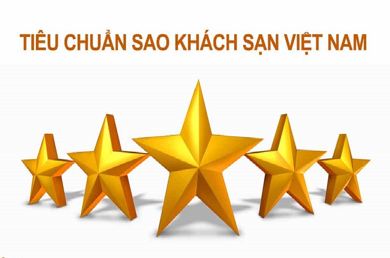 Bảng yêu cầu các trang thiết bị để đánh giá tiêu chuẩn cho khách sạn từ 1-5 sao