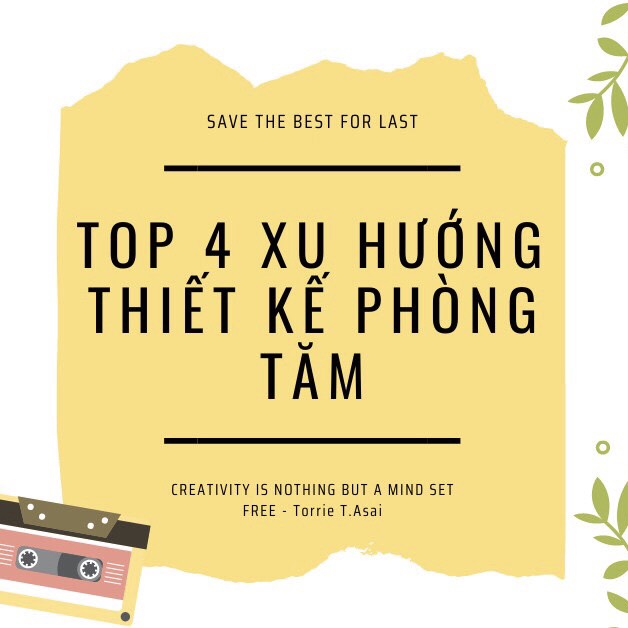 Tiết lộ 4 xu hướng thiết kế phòng tắm khách sạn đang làm mưa làm gió