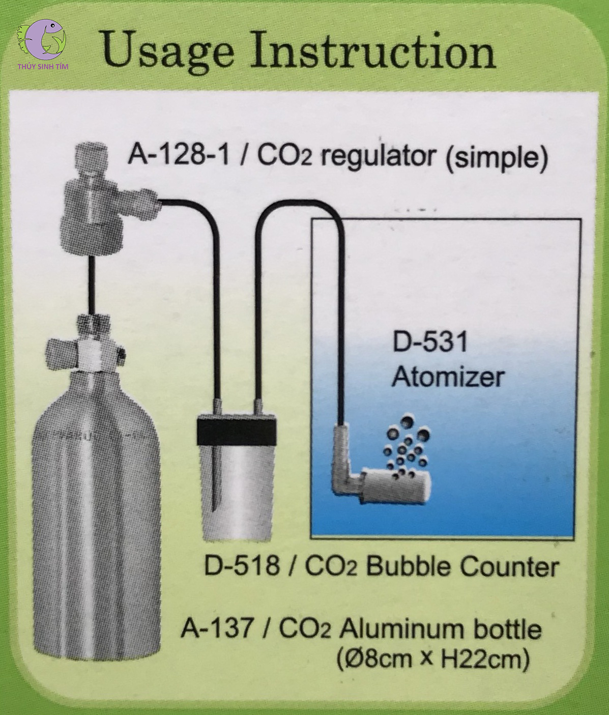 bộ đếm giọt Co2 up aqua - 4