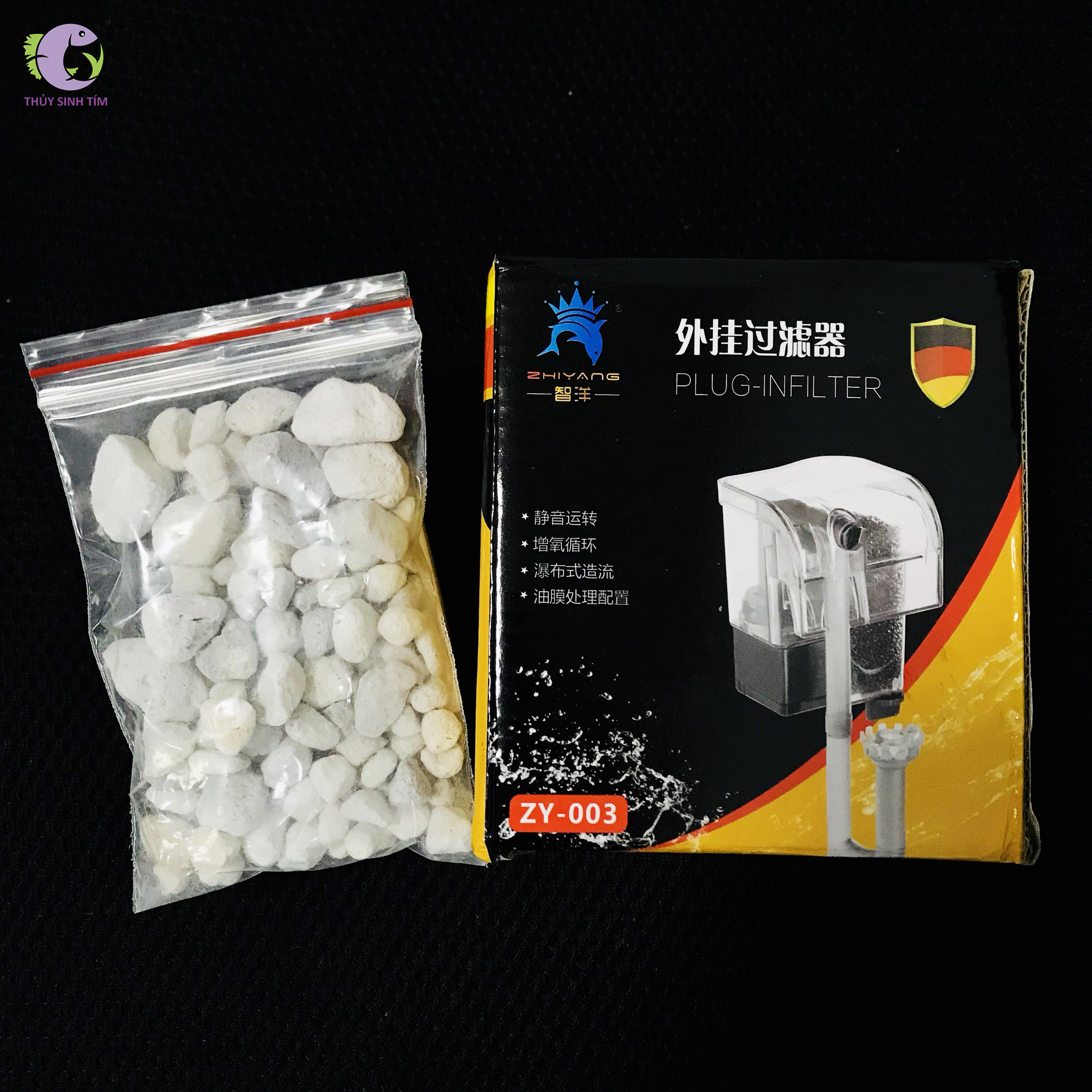 Combo Lọc Thác ZY003 + Vật Liệu Lọc Matrix (100ml)