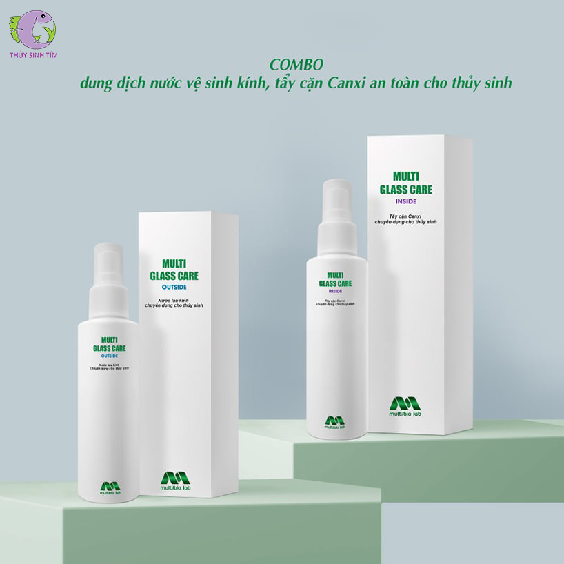 Combo Dung Dịch Tẩy Cặn Canxi Multi Glasscare - 2