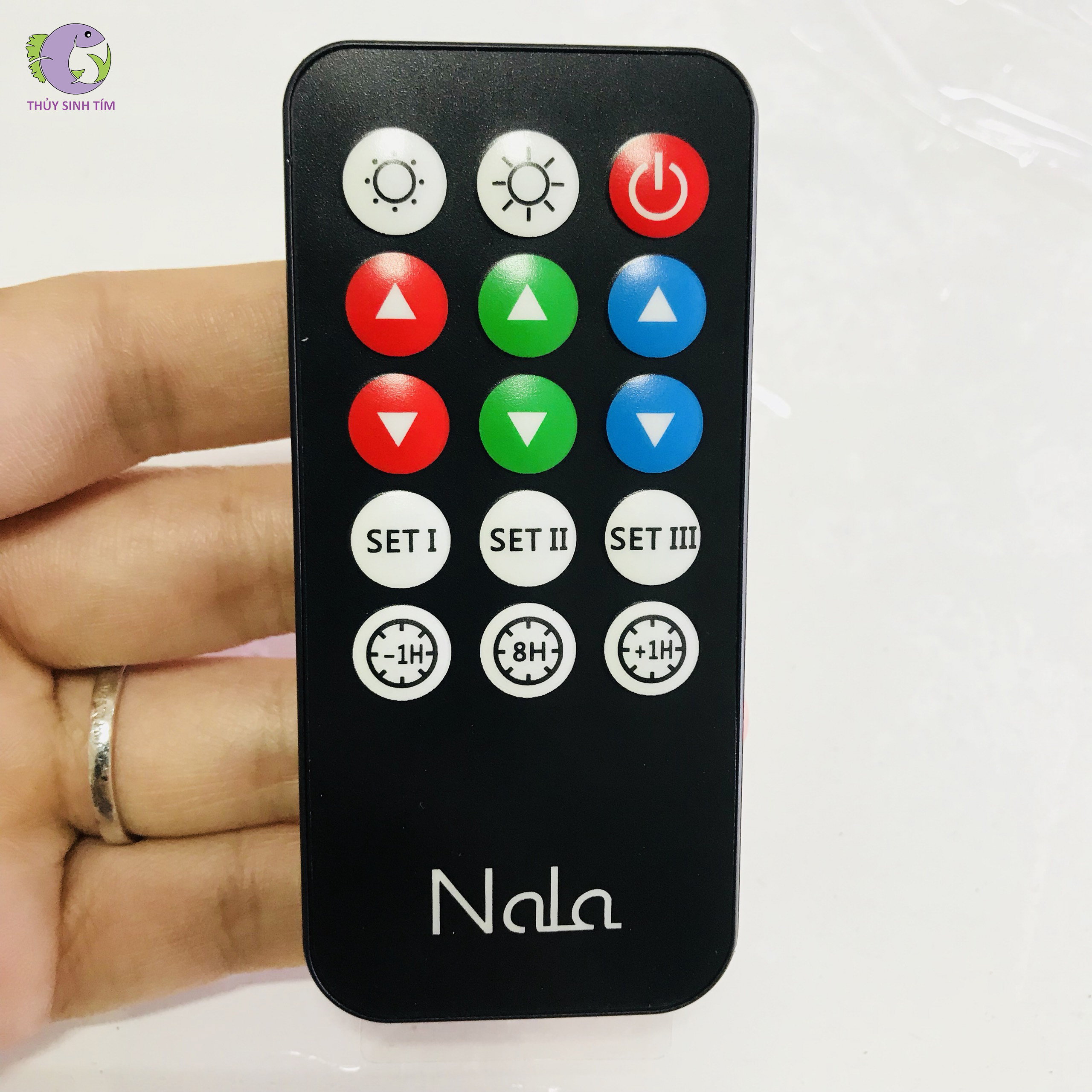 đèn led cao cấp nala rgb e600 kèm remote - 7